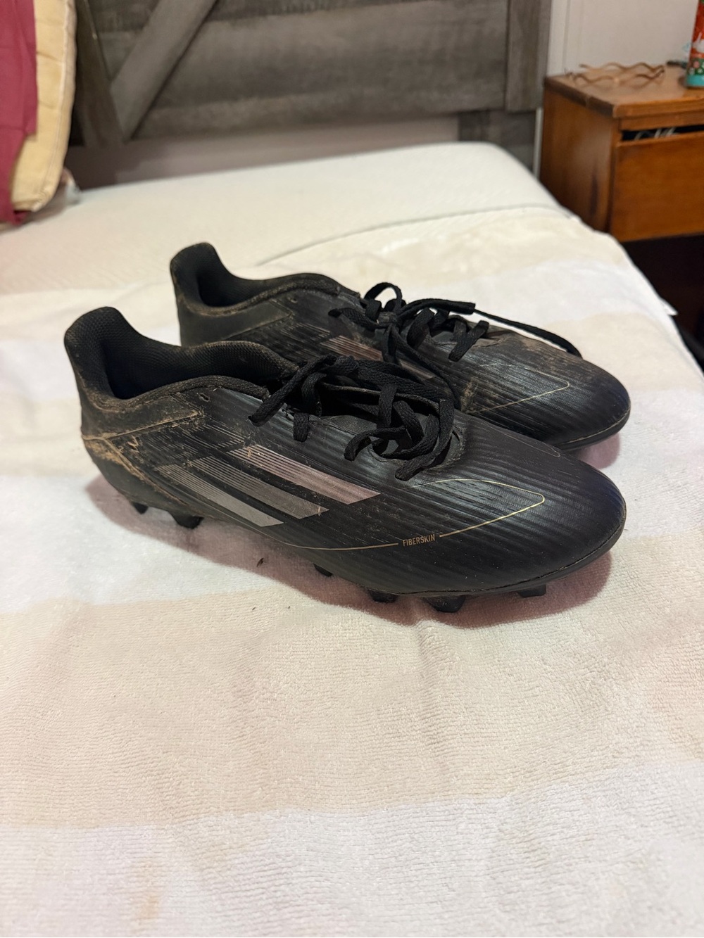 adidas Kids Black Soccer Cleats